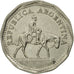 Moneta, Argentina, 10 Pesos, 1967, BB, Acciaio ricoperto in nichel, KM:60