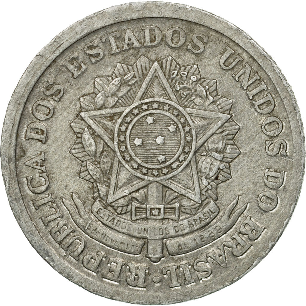 Coin, Brazil, Cruzeiro, 1961, VF(30-35), Aluminum, KM:570