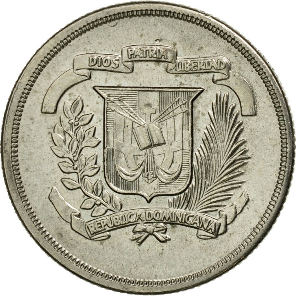 Coin, Dominican Republic, 10 Centavos, 1978, EF(40-45), Copper-nickel, KM:50