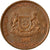 Munten, Singapur, Cent, 1995, Singapore Mint, ZF, Copper Plated Zinc, KM:98