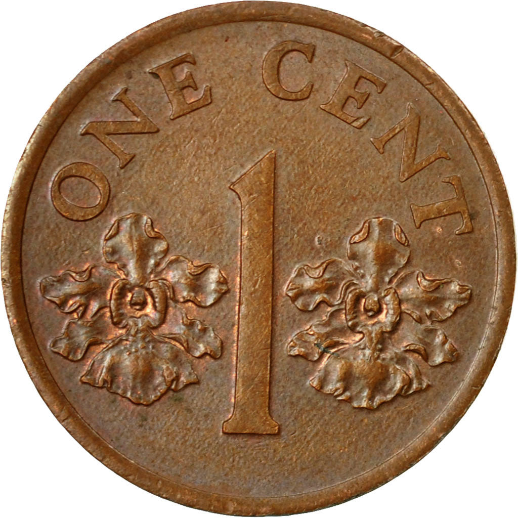 Monnaie, Singapour, Cent, 1995, Singapore Mint, TTB, Copper Plated Zinc, KM:98