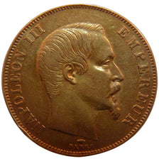 FRANCE, Napoléon III, 50 Francs, 1859, Paris, KM #785.1, AU(50-53), Gold, Gadour