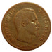 FRANCE, Napoléon III, 10 Francs, 1859, Strasbourg, EF(40-45), Gold, Gadoury #...