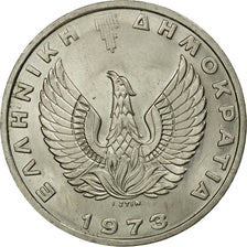 Coin, Greece, 20 Drachmai, 1973, AU(55-58), Copper-nickel, KM:112