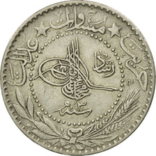 Coin, Turkey, Muhammad V, 20 Para, 1911, Qustantiniyah, EF(40-45), Nickel