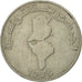 Coin, Tunisia, Dinar, 1988, Paris, VF(30-35), Copper-nickel, KM:319