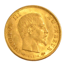 FRANCE, 5 Francs, 1859, Paris, AU(55-58), Gold, Gadoury #1001, 1.60
