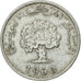Coin, Tunisia, 2 Millim, 1960, Paris, VF(30-35), Aluminum, KM:281
