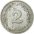Coin, Tunisia, 2 Millim, 1960, Paris, VF(30-35), Aluminum, KM:281