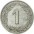 Moneda, Túnez, Millim, 1960, Paris, MBC, Aluminio, KM:280