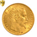 France, Napoleon III, 5 Francs or, 1855, Paris, PCGS MS63, KM:783