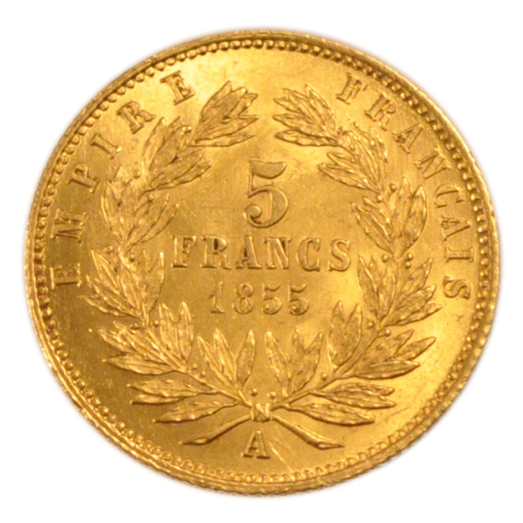 Francia, Napoleon III, Napoléon III, 5 Francs, 1855, Paris, PCGS, MS63, SPL,...