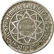 Coin, Morocco, Mohammed V, 10 Francs, AH 1366/1947, Paris, VF(30-35)