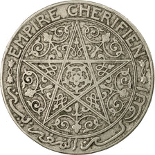 Coin, Morocco, Yusuf, Franc, 1921, bi-Bariz, Paris, VF(30-35), Nickel, KM:36.1