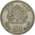 Monnaie, Maroc, al-Hassan II, 50 Santimat, 1974, Paris, TB+, Copper-nickel