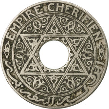 Coin, Morocco, Yusuf, 25 Centimes, 1921, bi-Bariz, Paris, EF(40-45)