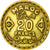 Munten, Marokko, Mohammed V, 20 Francs, AH 1371/1952, Paris, FR+