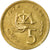 Monnaie, Maroc, al-Hassan II, 5 Santimat, 1974, Paris, TB+, Aluminum-Bronze