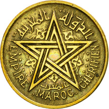 Coin, Morocco, Mohammed V, 50 Centimes, 1945, Paris, VF(30-35), Aluminum-Bronze