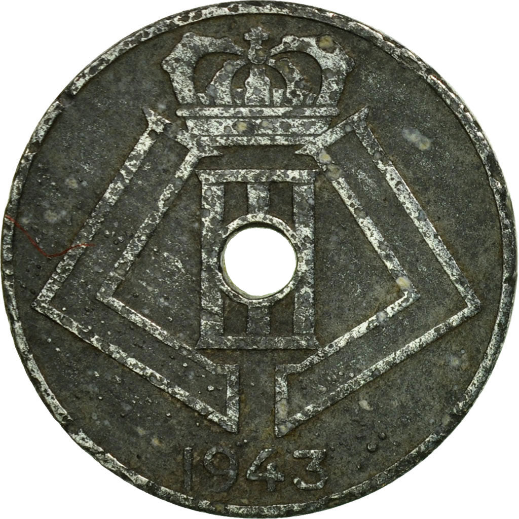 Coin, Belgium, 5 Centimes, 1943, VF(20-25), Zinc, KM:123