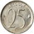 Moneta, Belgia, 25 Centimes, 1969, Brussels, EF(40-45), Miedź-Nikiel, KM:153.1