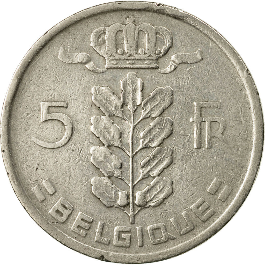 Münze, Belgien, 5 Francs, 5 Frank, 1949, SS, Copper-nickel, KM:134.1