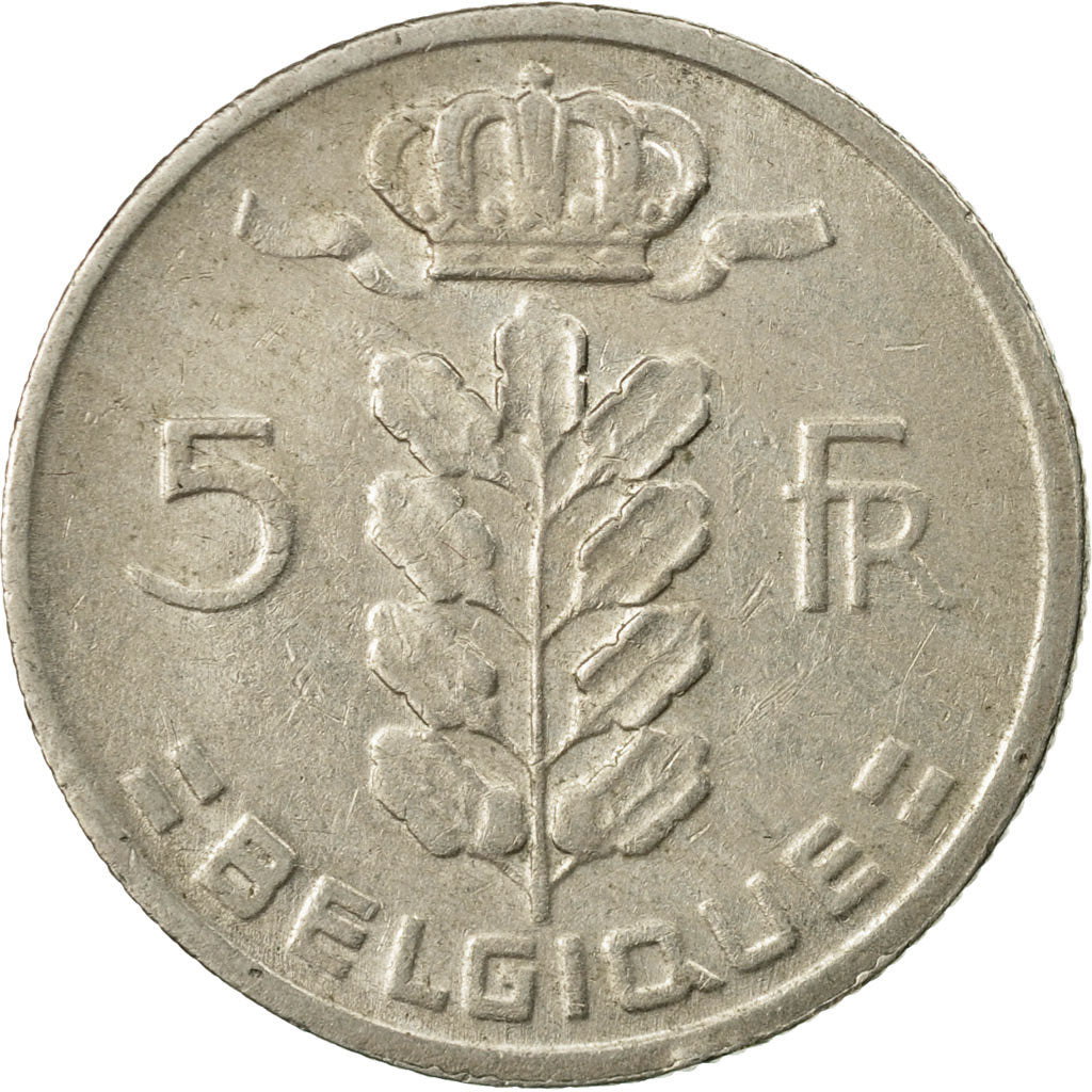 Monnaie, Belgique, 5 Francs, 5 Frank, 1968, TTB, Copper-nickel, KM:134.1