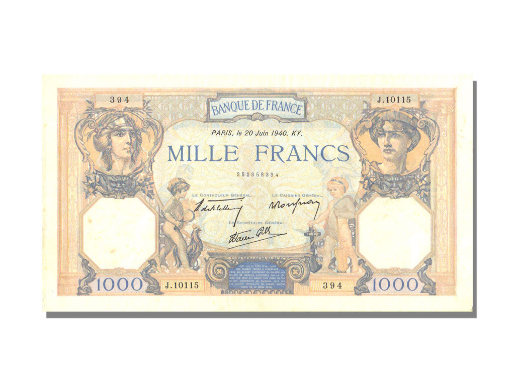 1000 Francs Cérès et Mercure Modifié