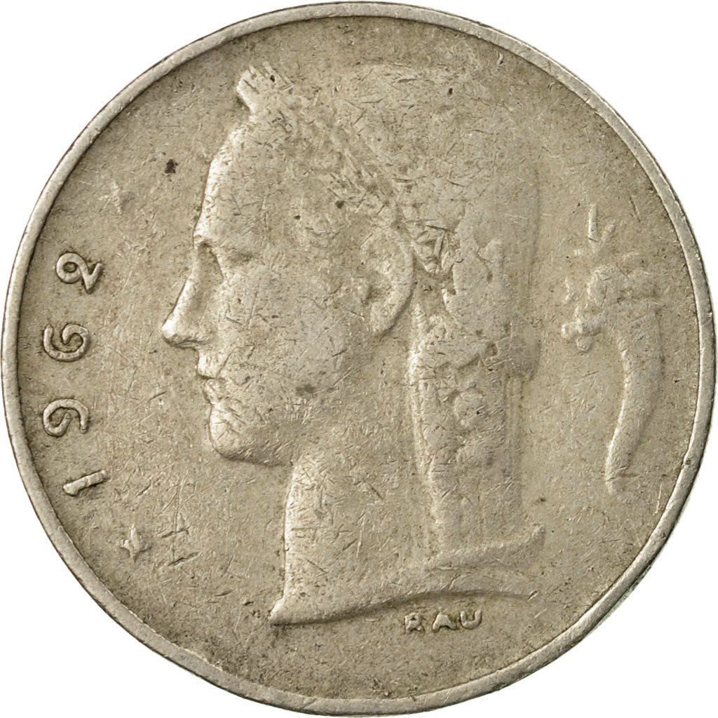 Coin, Belgium, Franc, 1962, VF(20-25), Copper-nickel, KM:142.1