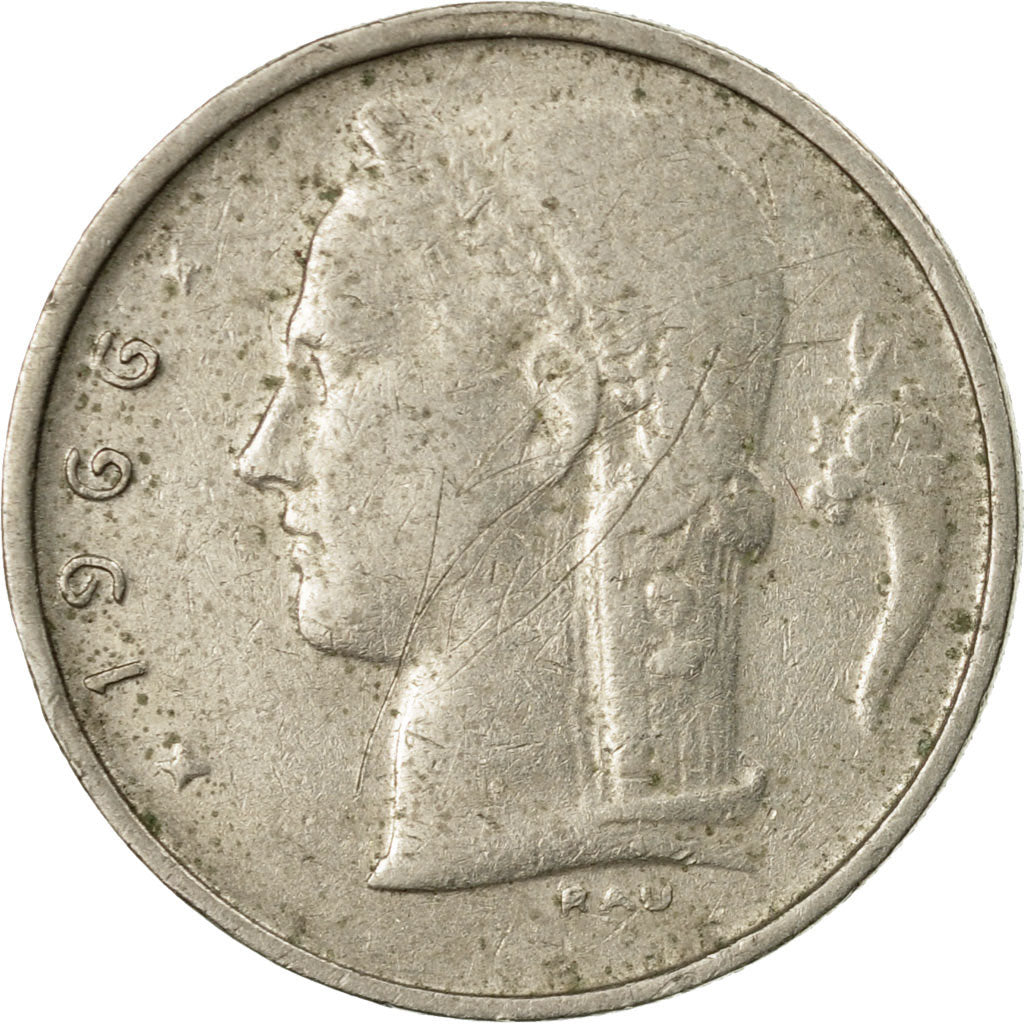 Coin, Belgium, Franc, 1966, VF(20-25), Copper-nickel, KM:143.1