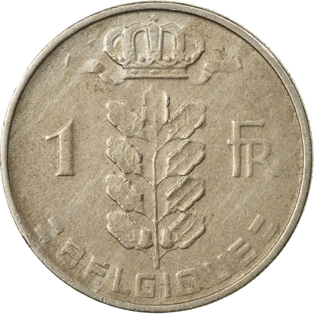 Coin, Belgium, Franc, 1968, EF(40-45), Copper-nickel, KM:142.1