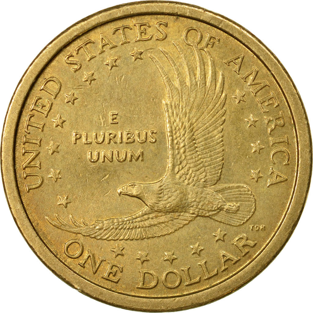 Coin, United States, Sacagawea Dollar, Dollar, 2000, U.S. Mint, Philadelphia