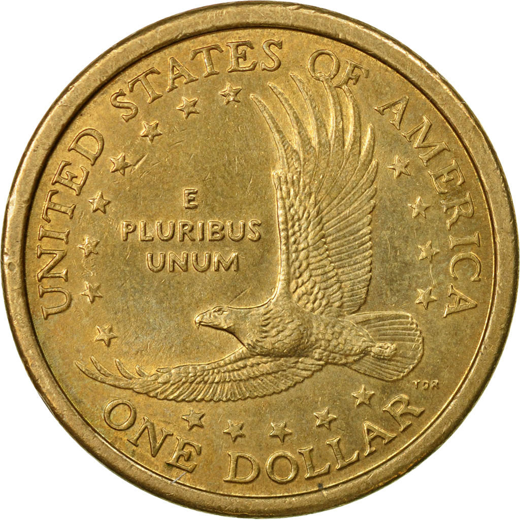 Coin, United States, Sacagawea Dollar, Dollar, 2000, U.S. Mint, Philadelphia