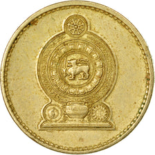 Coin, Sri Lanka, 5 Rupees, 1984, VF(30-35), Nickel-brass, KM:148.1