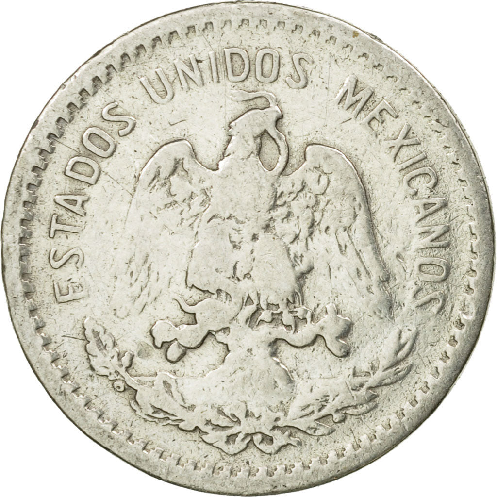 Coin, Mexico, 10 Centavos, 1907, Mexico City, EF(40-45), Silver, KM:428