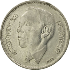 Coin, Morocco, al-Hassan II, Dirham, 1965, Paris, AU(50-53), Nickel, KM:56