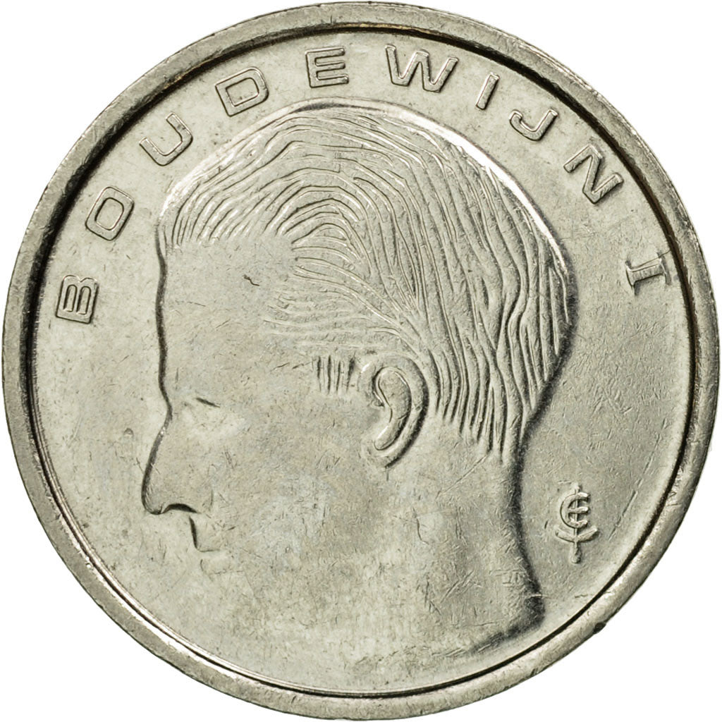 Munten, België, Franc, 1991, ZF, Copper-nickel, KM:143.1