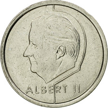 Coin, Belgium, Albert II, Franc, 1996, Brussels, EF(40-45), Nickel Plated Iron