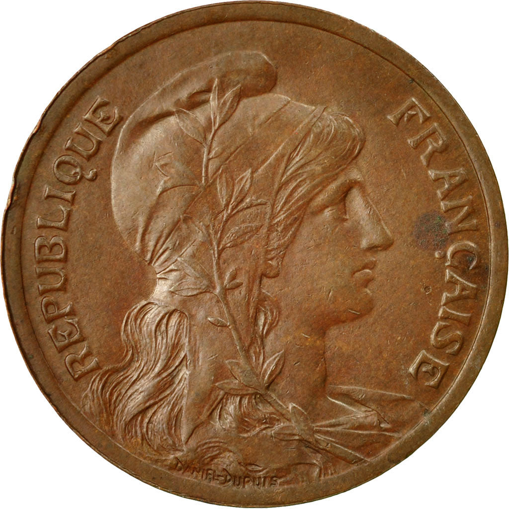 Monnaie, France, Dupuis, 10 Centimes, 1921, Paris, TTB, Bronze, KM:843, Le