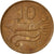 Coin, Iceland, 10 Aurar, 1981, VF(30-35), Bronze, KM:25