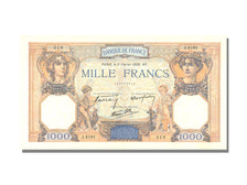 Francia, 500 Francs, 1 000 F 1927-1940 ''Cérès et Mercure'', 1939, KM:88c,...
