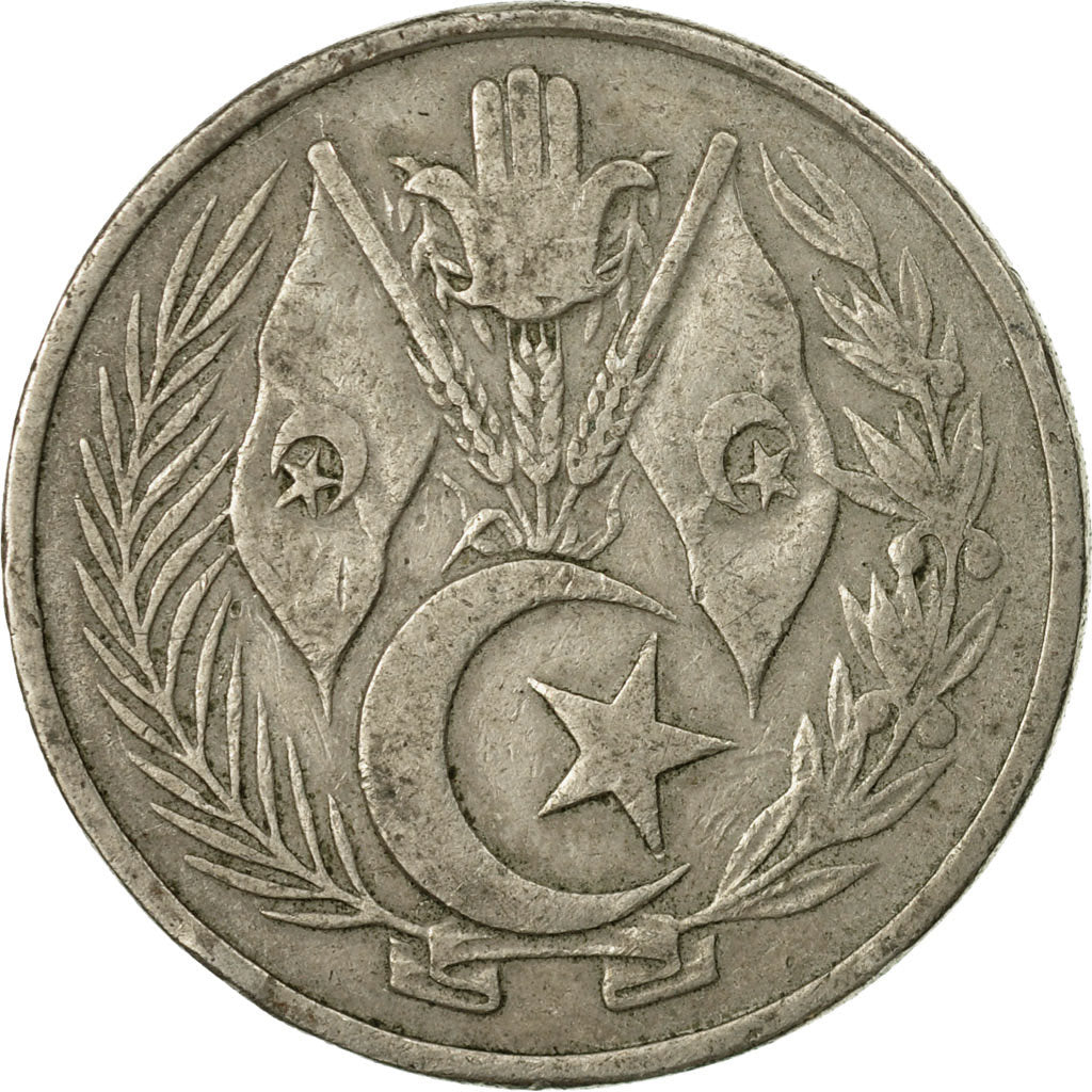Coin, Algeria, Dinar, 1964/AH1383, Paris, VF(20-25), Copper-nickel, KM:100