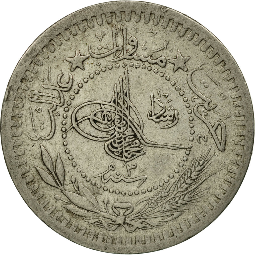 Coin, Turkey, Muhammad V, 40 Para, 1910/AH1327, Qustantiniyah, EF(40-45)