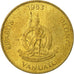 Coin, Vanuatu, 2 Vatu, 1983, British Royal Mint, VF(20-25), Nickel-brass, KM:4