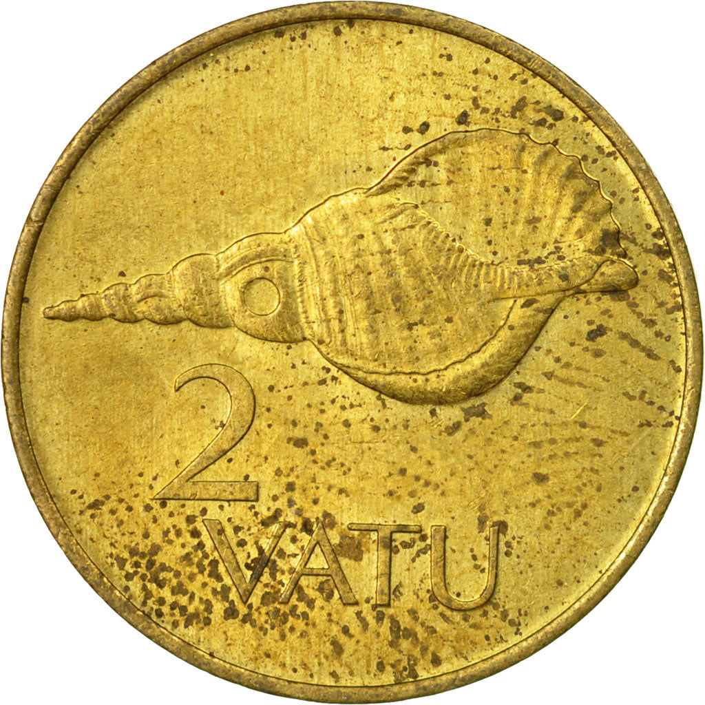 Coin, Vanuatu, 2 Vatu, 1983, British Royal Mint, VF(20-25), Nickel-brass, KM:4