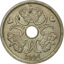 Coin, Denmark, Margrethe II, Krone, 2004, Brondby, EF(40-45), Copper-nickel