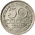 Moneta, Sri Lanka, 50 Cents, 1975, AU(50-53), Miedź-Nikiel, KM:135.1