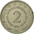 Moneta, Jugosławia, 2 Dinara, 1971, VF(30-35), Miedź-Nikiel-Cynk, KM:57