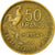 Coin, France, Guiraud, 50 Francs, 1954, Paris, EF(40-45), Aluminum-Bronze