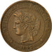 Monnaie, France, Cérès, 10 Centimes, 1897, Paris, TTB, Bronze, KM:815.1, Le